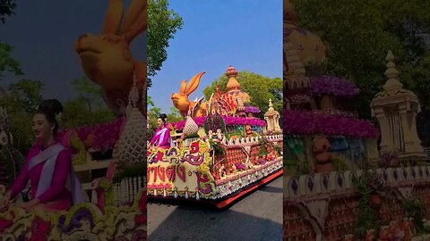 Flower Festival Thailand #trending #viral #shorts #short #shortsvideo