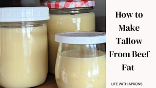 How to make tallow from beef fat