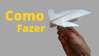 How to make a airplane from paper parachute