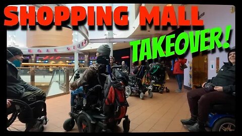 VLOG 648: shopping mall + LOTS of wheelchairs!