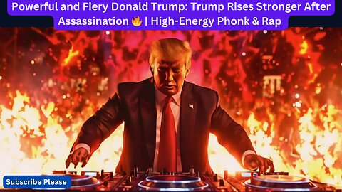 Fiery Donald Trump: DJ Trump Rises Stronger After Assassination 🔥 | High-Energy Phonk & Rap