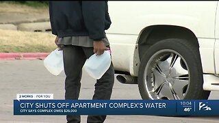 City Shuts Off Apartment Complex's Water