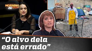 Janaina Paschoal x Pe. Júlio Lancelotti: Distribuir comida na Cracolândia é correto?