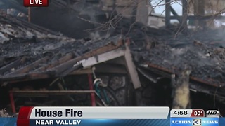 House burns near Valley