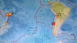 6.4 Earthquake - Chile & Tsunami Station In Event Mode. Watch For High Waves. 11/12/2022
