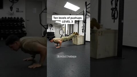 Pushups | Level 3 Can you do these? #shorts
