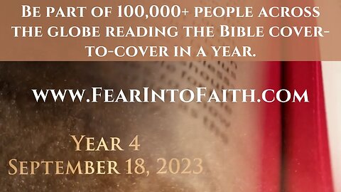 Global Revival of the Word - 100,000+ People Reading The Bible Cover To Cover in a Year!
