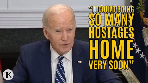 Biden: ‘We Are Now Very Close’ on a Deal to Release the Hostages Held by Hamas