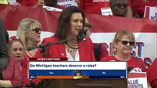 Michigan teachers rally in Lansing in support of more state money for schools