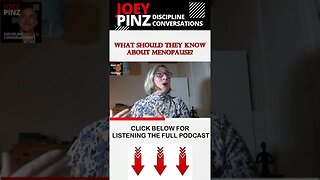 #162 Clarissa Kristjansson: Menopause Mentor| Joey Pinz Discipline Conversations #shorts