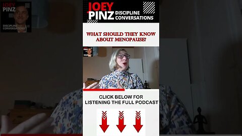 #162 Clarissa Kristjansson: Menopause Mentor| Joey Pinz Discipline Conversations #shorts