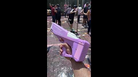 Electric Water Gun Holi Festival