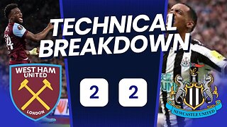 West Ham 2 Newcastle 2 Technical Analysis