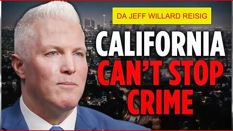 DA Jeff Reisig Appears On California Insider - IRONY = Most Crooked DA Talking About Crime Is Bad