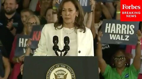 VIRAL MOMENT: Kamala Harris Deals With Anti-Israel Hecklers Accusing Her Of Genocide In Detroit, MI