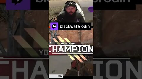 Just starting out in Apex! Thank You to my teammate for the clutch | blackwaterodin on #Twitch