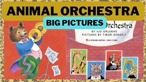 ANIMAL ORCHESTRA | with BIG PICTURES | Listening practice | SafireDream | Bedtime story | audiobook