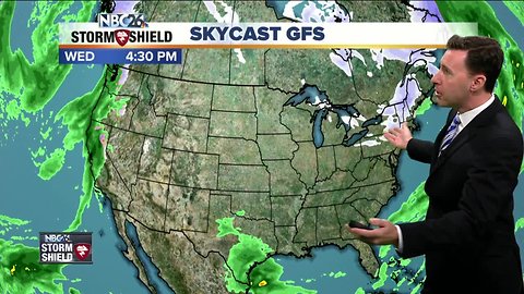 Michael Fish's NBC26 Storm Shield travel weather forecast