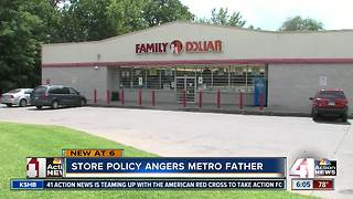 Store policy angers KCK father