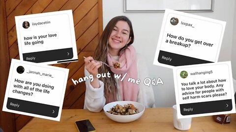 Q&A - hang out with me this morning!