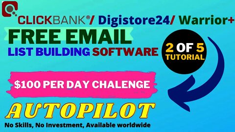 FREE Email List Building Software To Generate $100+ With A Single Click [2/5 Tutorial]