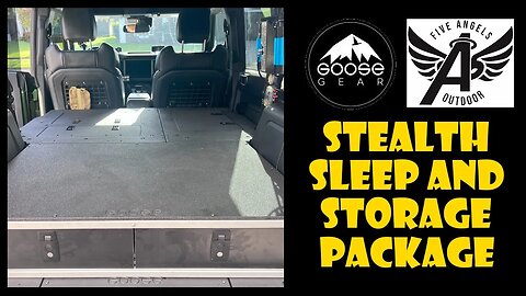 Installing a Goose Gear Stealth Sleep and Storage System in My Bronco 4 Door *Overland Setup*