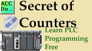 Learn PLC Programming - Free 9 - The Secret of Counters in the PLC