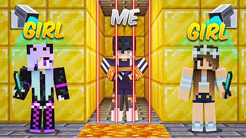 I Got TRAPPED in the GIRLS ONLY Server in Minecraft!