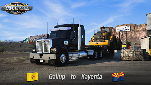 ATS | Western Star 49X | Gallup NM to Kayenta AZ | Wheel Loader Volvo L250H 77,823lb