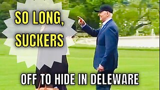 IGNORING QUESTIONS, Joe Biden leaves on Yet ANOTHER Delaware GETAWAY this weekend…