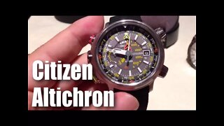Citizen Promaster BN5030-06E Altichron Eco-Drive Titanium Solar Altimeter Compass Watch