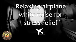 Relaxing Airplane White Noise Ambiance for Sleep or Studying