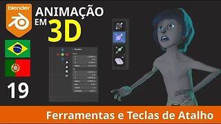 Animação 3D em @BlenderOfficial - 19 - Ferramentas e Teclas de Atalho