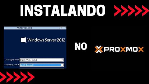 Como instalar Windows Server 2012 no Proxmox...