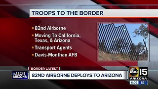 82nd Airborne unit deploying to Arizona, Mexico border