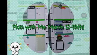 My First Plan with Me! #weeklyplanning #verticalplanner #plannerstickers