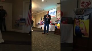 SENATOR DAVID PERDUE Jokes about politics LIVE 5-10- 22 Veterans For America First GA RALLY