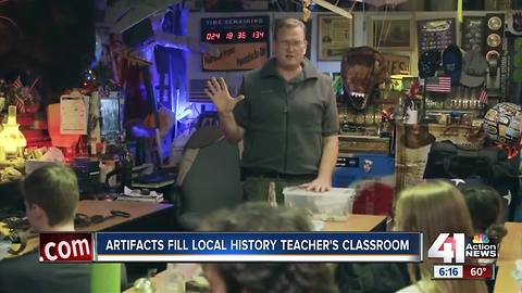 Historical treasures fill Shawnee classroom