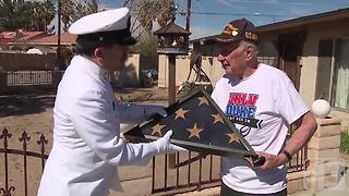World War 2 veteran faces another setback after flags burned