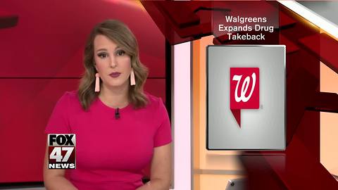 Walgreens to expand drug takeback initiative