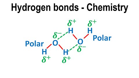 Hydrogen bonds, dipole-dipole forces, intermolecular - Chemistry