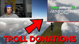 chat sends TROLL DONATIONS during Only Up!
