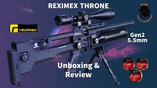 Reximex Throne Gen 2 5 5mm Unboxing and Review with light pellets