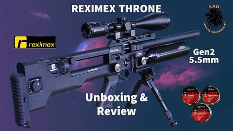 Reximex Throne Gen 2 5 5mm Unboxing and Review with light pellets