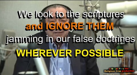 The Christ's IMPUTED RIGHTEOUSNESS...LIE! Religious Crap Doctrines Answered-Pt8