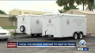 Local volunteers prepare to help in Texas