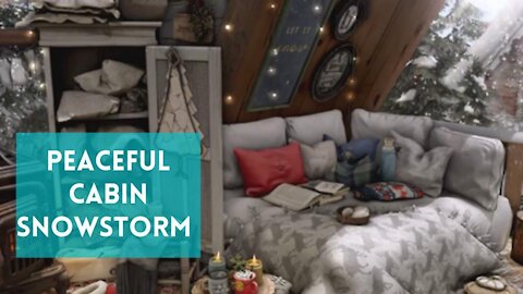 COZY CABIN ASMR for insomnia stress management and anxiety