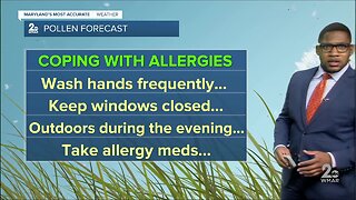 Dry & Cool, High Pollen Concerns