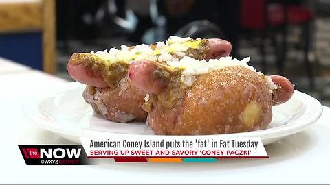 What do you have to do to work off American Coney Island's Coney Paczki?