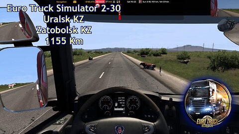Euro Truck Simulator 2-30, Uralsk KZ, Zatobolsk KZ, 1155 Km